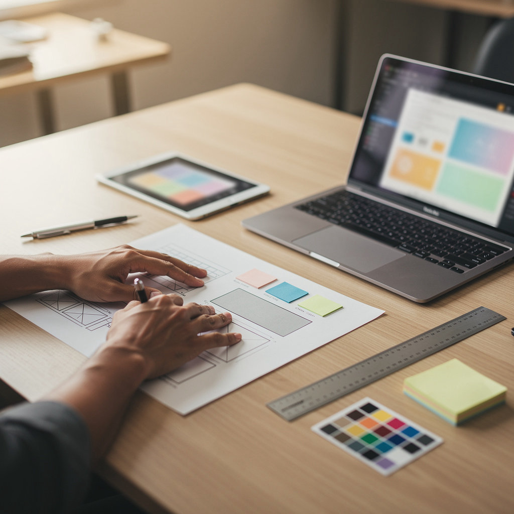 Woodworks West San Diego website design process flow from concept to launch for San Diego businesses